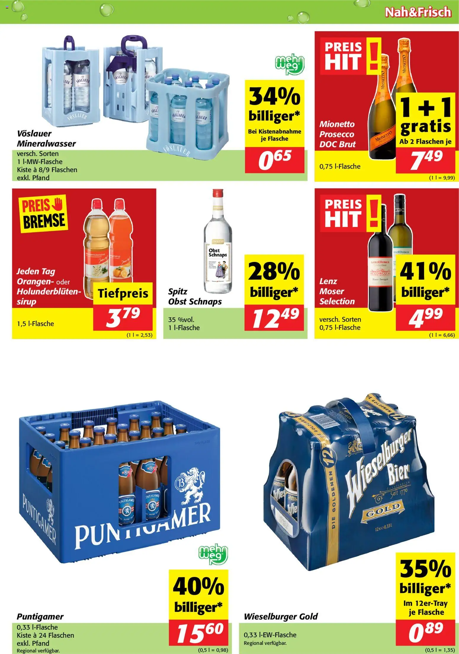 Nah und Frisch Flugblatt gültig ab 05.11.2025 | Seite: 7 | Produkte: Obst, Bier, Orangen