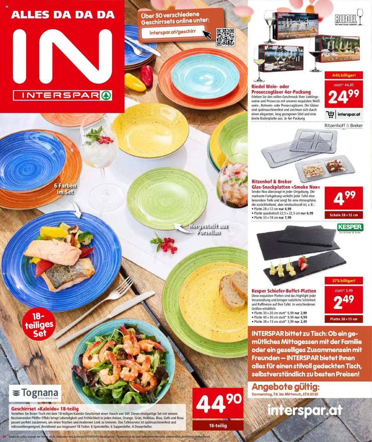 Interspar Flugblatt - Oberösterreich gültig ab 07.08.2025 | Seite: 10 | Produkte: Tisch, Wein