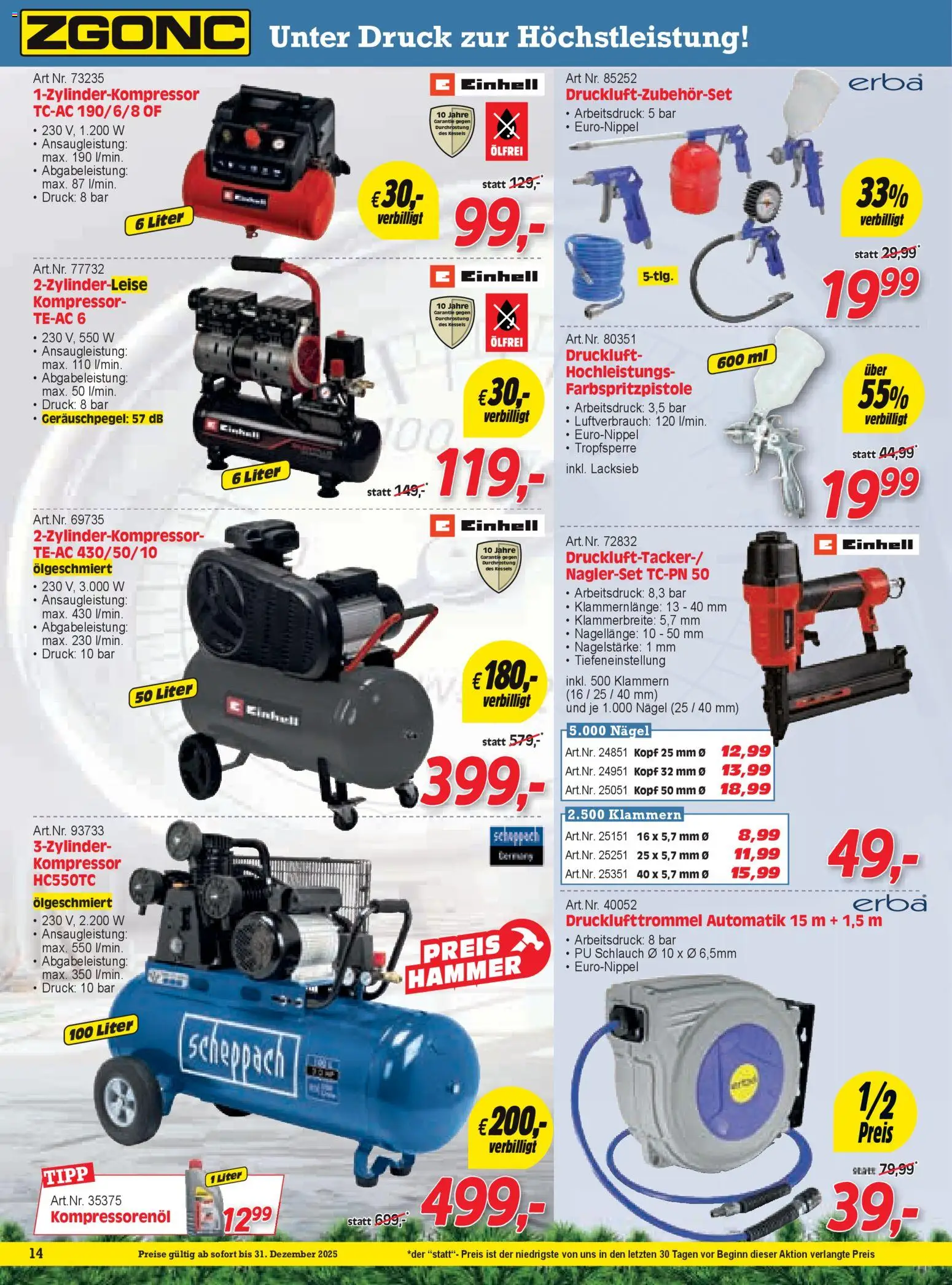 Zgonc Flugblatt Dezember II 2025 gültig ab 21.12.2025 | Seite: 14