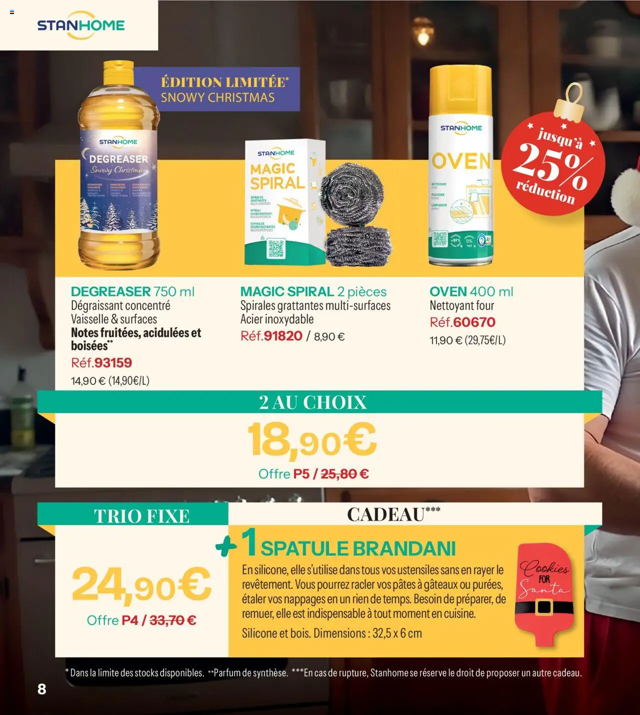 {H1} | Page: 8 | Produits: Four, Spatule, Parfum, Pâtes