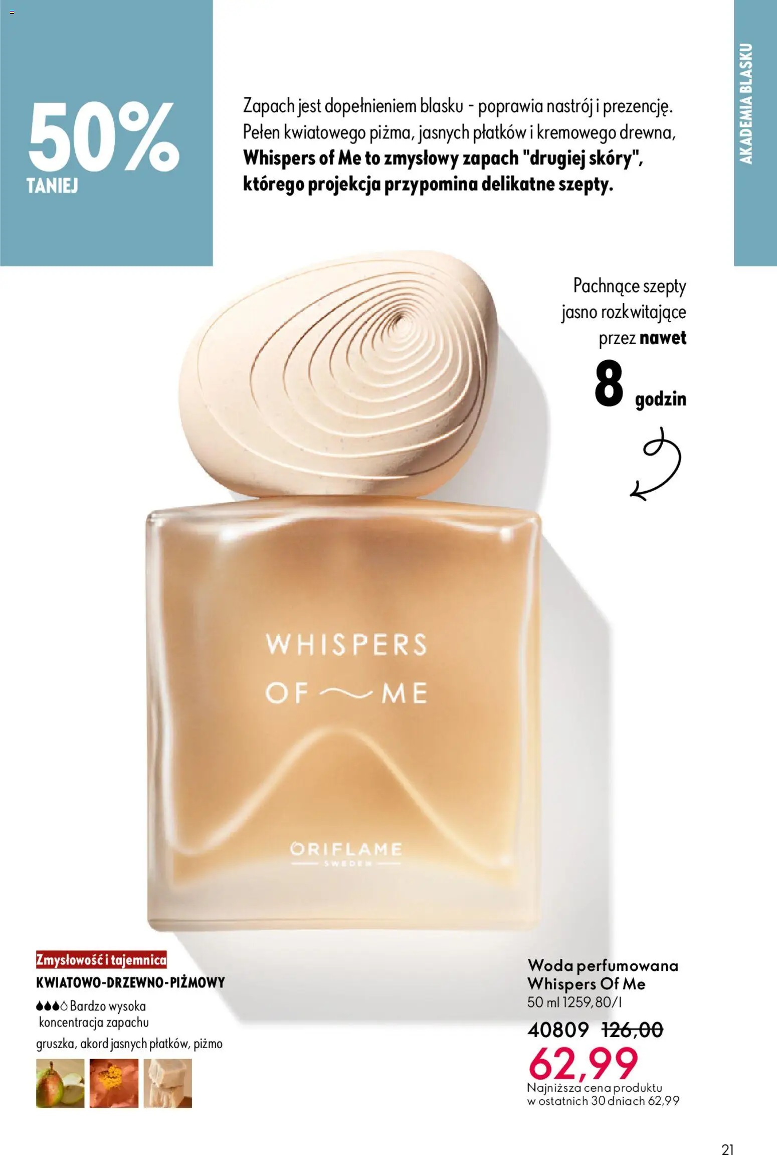 Oriflame Katalog 1 2026 od 24.12.2025 | Strona: 21 | Produkty: Zapach, Woda