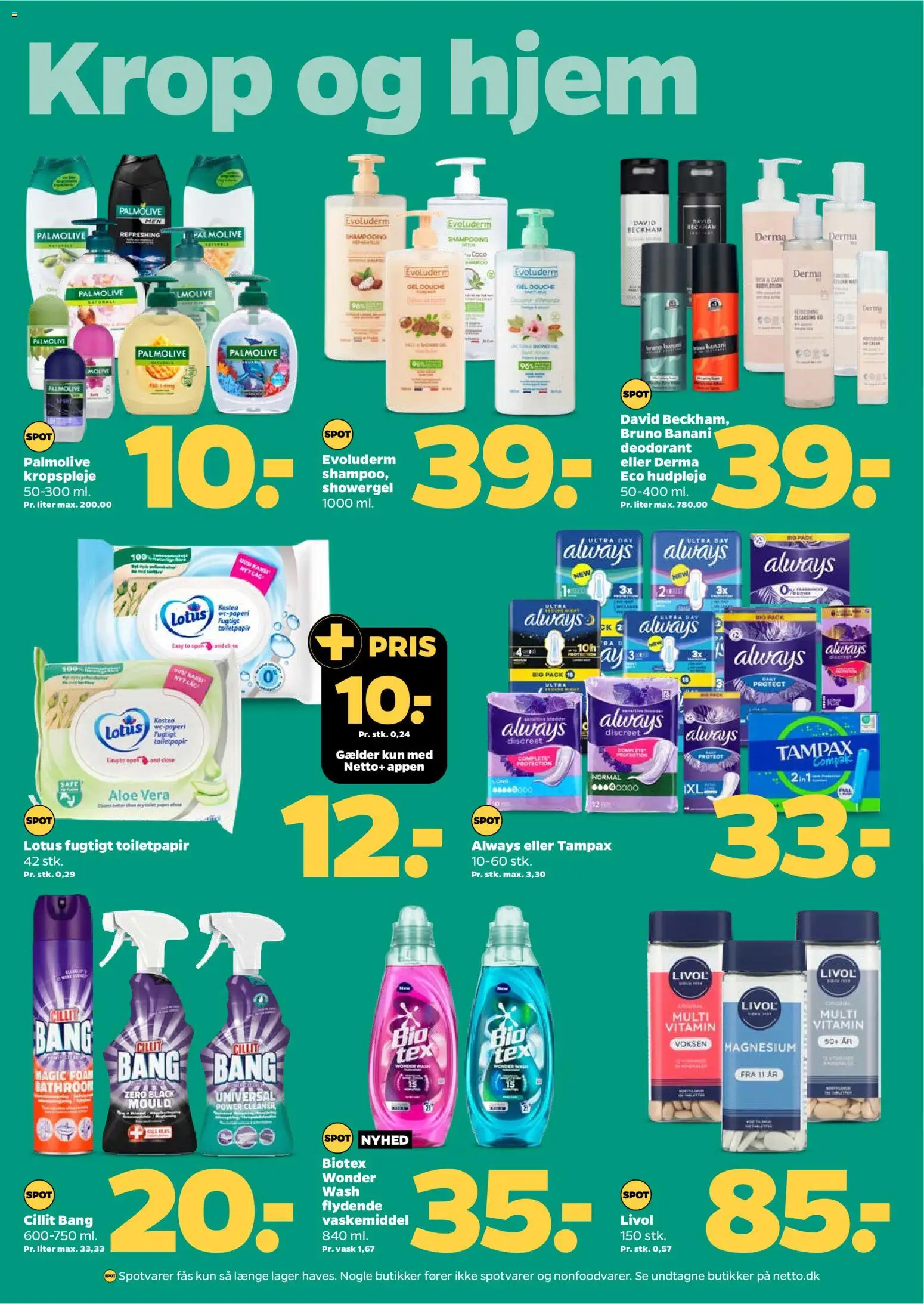 Netto tilbudsavis – gyldig fra 18.04.2026 | Side: 23 | Produkter: Deodorant, Toilet