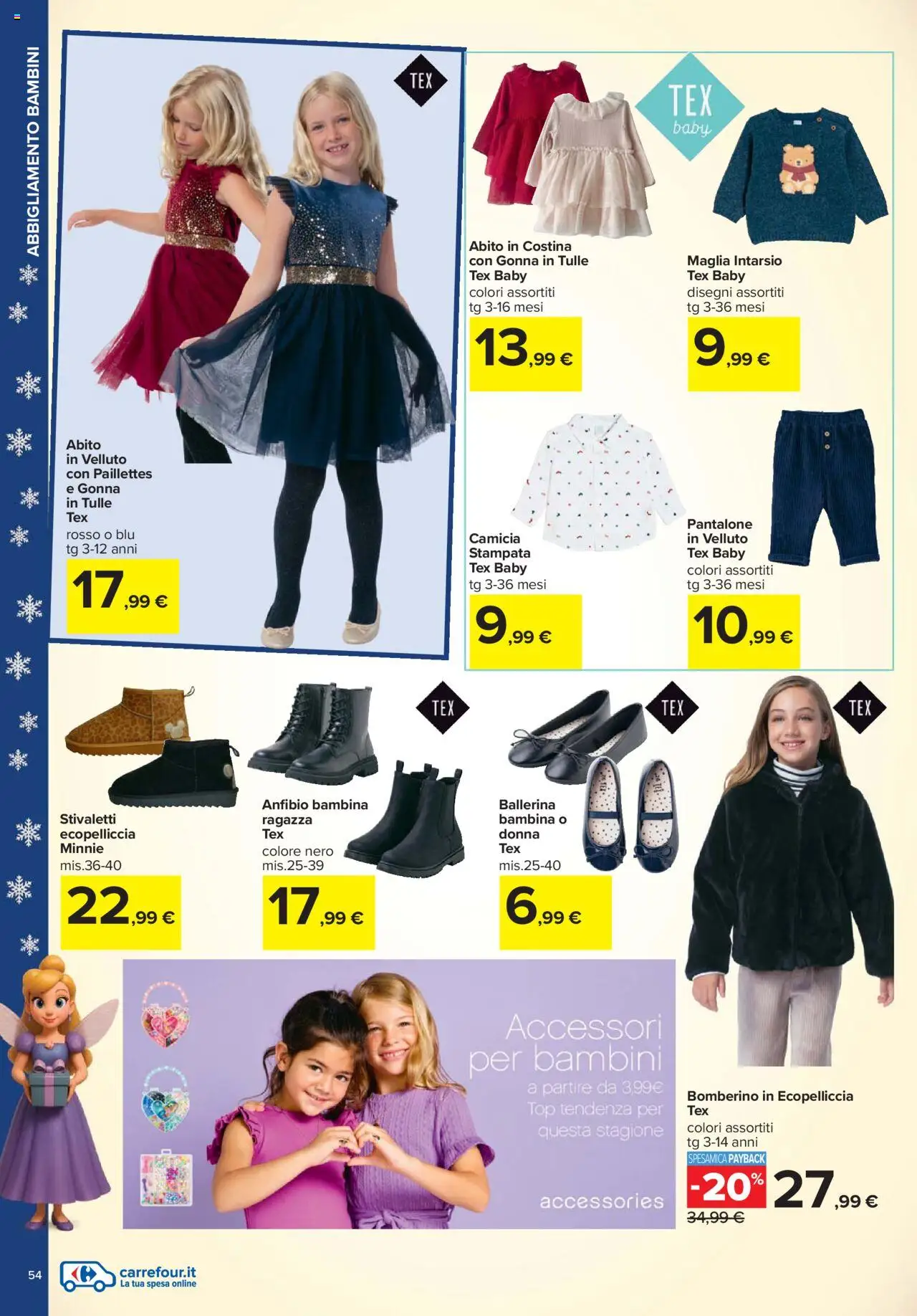 Volantino Carrefour del 24.10.2025 | Pagina: 54 | Prodotti: Camicia, Top, Gonna, Abito