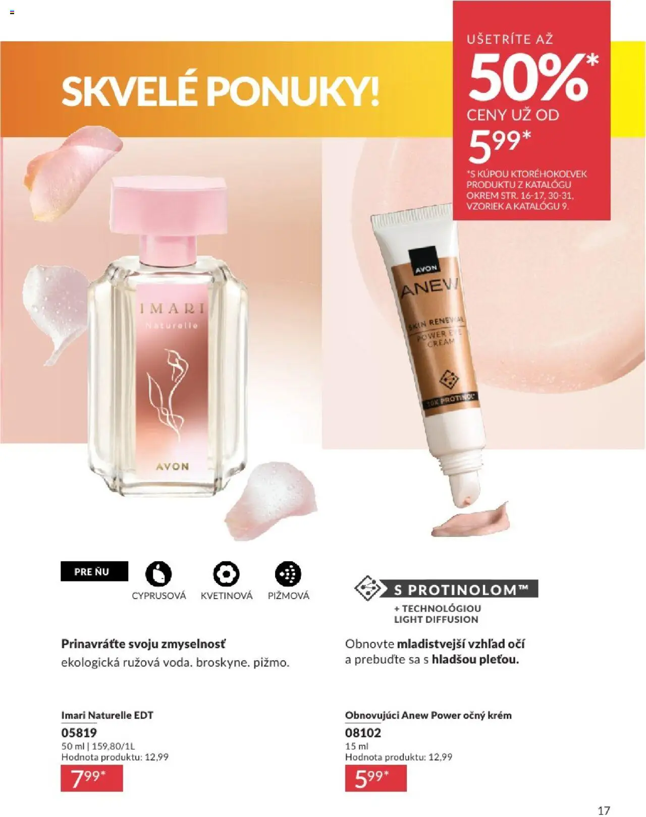 Katalóg Avon 2025 │ platný od 01.08.2025 | Strana: 17 | Produkty: Krém