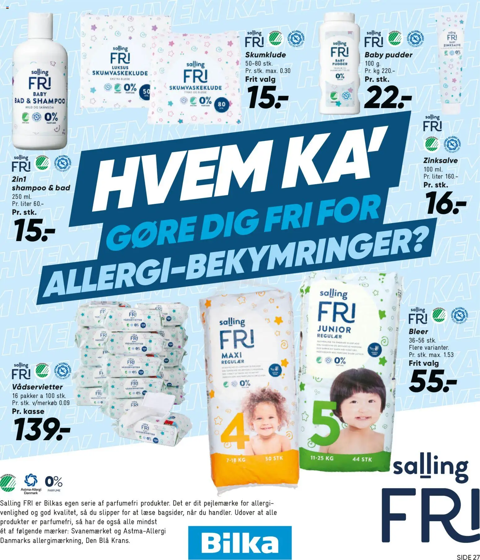 Bilka tilbudsavis – gyldig fra 24.04.2026 | Side: 45 | Produkter: Parfume, Pudder, Shampoo, Bad