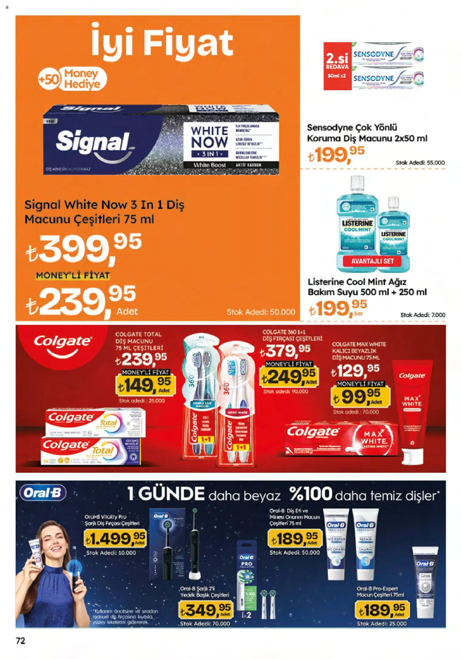 Migros Katalog - 5M Migroskop Dijital - 29.01.2026 tarihinden itibaren geçerlidir | Sayfa: 72 | Ürünler: Diş macunu, Diş fırçası, Ağız bakım suyu