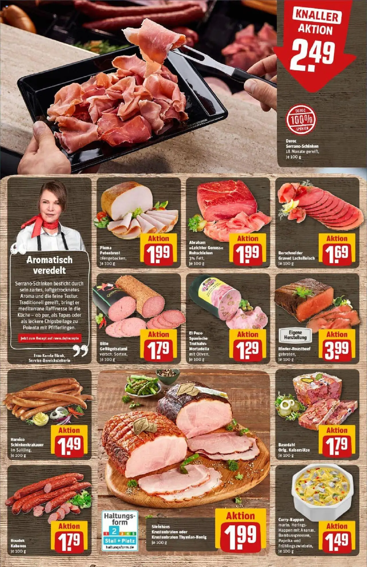 Rewe prospekt Salzgitter	 - gültig ab dem 13.07.2025 | Seite: 10 | Produkte: Küche, Krustenbraten, Paprika, Salami