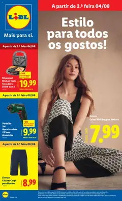 Pré-visualização Lidl Novidades válido de 04.08.2025