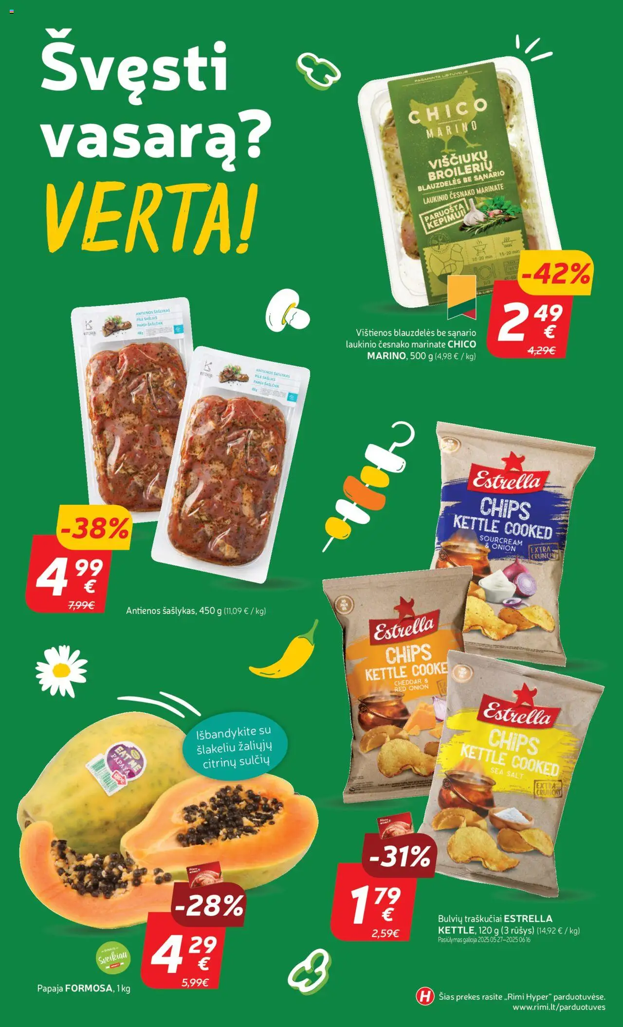 Rimi leidinys│galioja nuo 03.06.2025 | Puslapis: 2 | Prekių: Vištienos, Viščiukų, Traškučiai