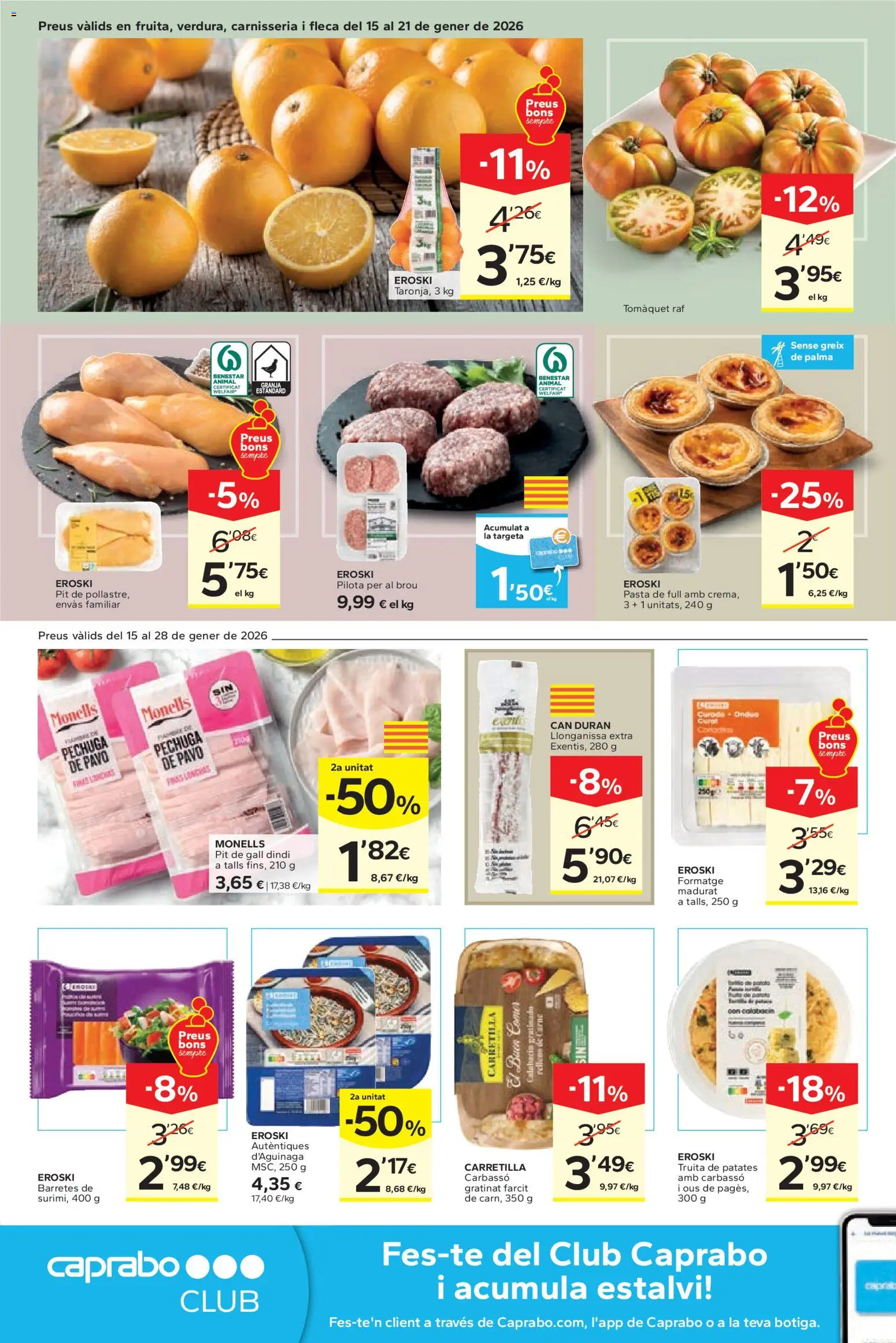 Caprabo folleto │ válido desde el 15.01.2026 | Página: 2 | Productos: Pasta