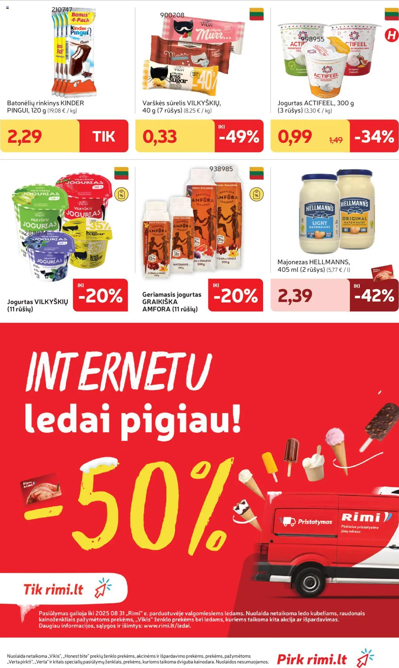 Rimi leidinys│galioja nuo 17.06.2025 | Puslapis: 19 | Prekių: Ledai, Sūrelis, Jogurtas, Majonezas
