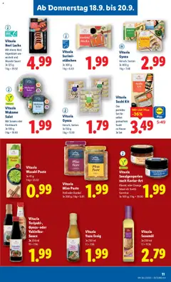Lidl Flugblatt gültig ab 18.09.2025 | Seite: 13 | Produkte: Salat, Gemüse, Knoblauch
