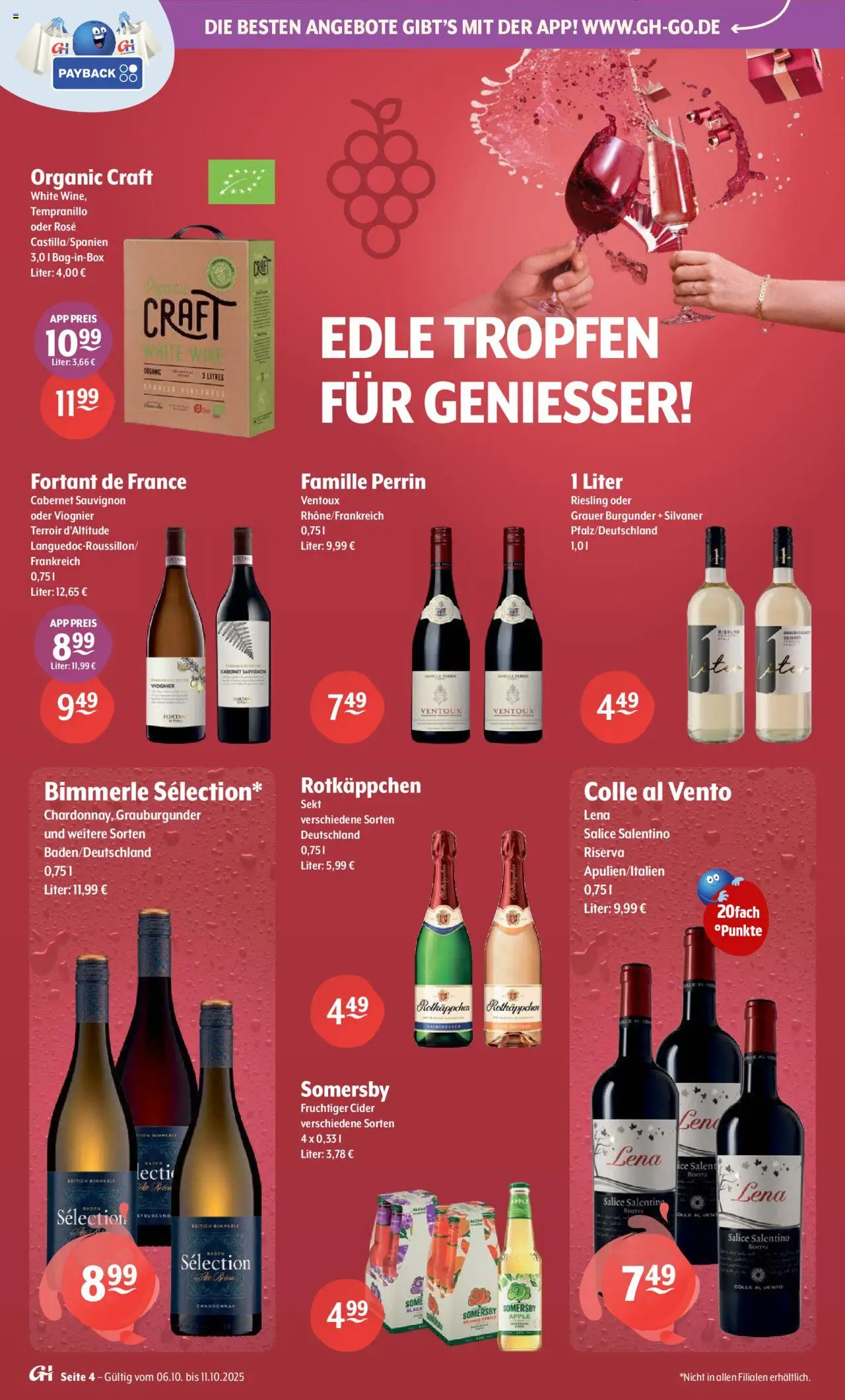Getränke Hoffmann - Brandenburg – gültig ab 06.10.2025 | Seite: 4 | Produkte: Sekt, Apple, Rotkäppchen