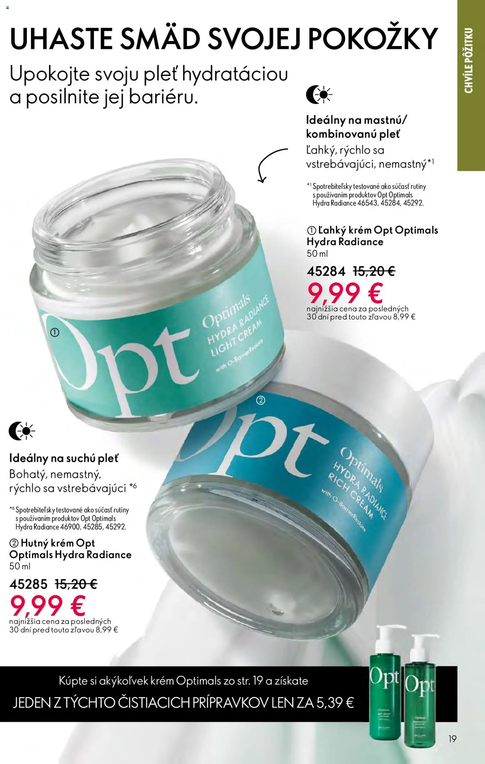 Nové Oriflame akcie – leták je platný od 25.03.2026 | Strana: 19 | Produkty: Krém