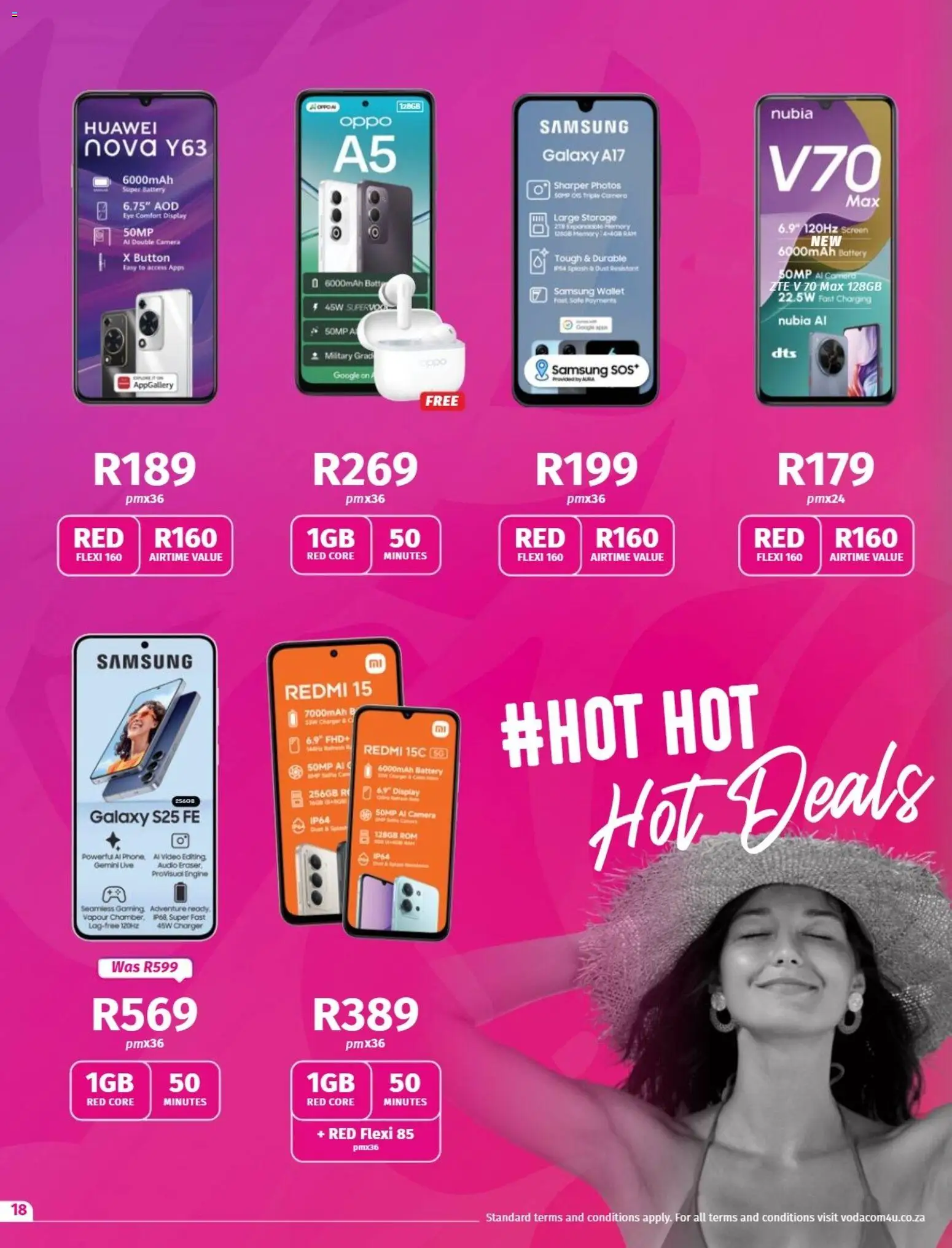 New Vodacom catalogue – valid from 09.12.2025 | Page: 18 | Products: Camera, Audio, Wallet, Battery
