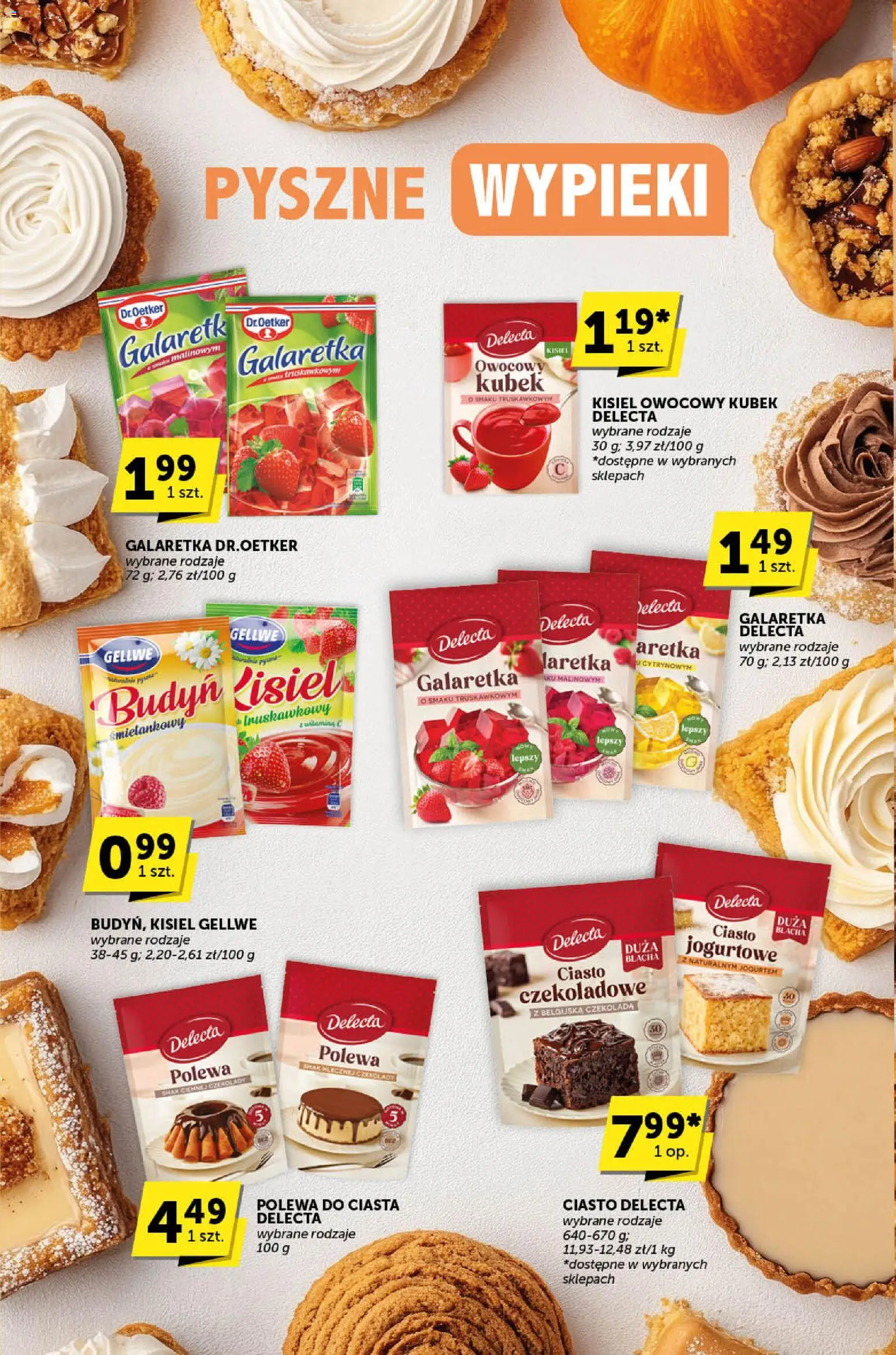 Euro Sklep Gazetka - Katalog od 27.12.2025 | Strona: 15 | Produkty: Galaretka, Ciasto, Czekolada, Sok