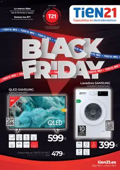 Vista previa Tien 21 Black Friday válido desde el 01.11.2025