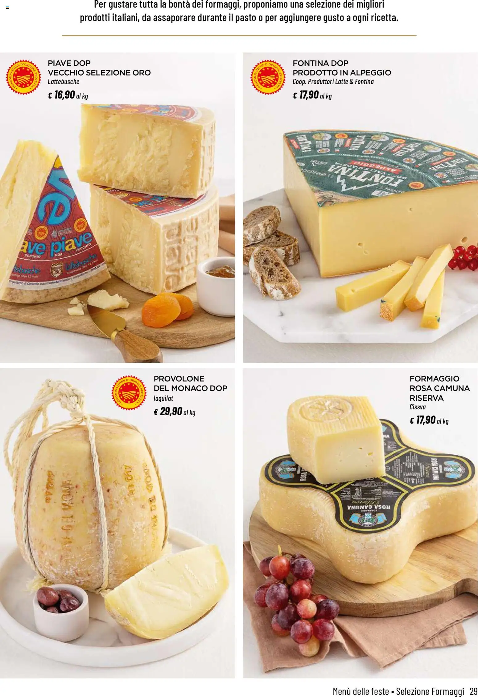 Volantino Iper del 04.12.2025 | Pagina: 29 | Prodotti: Provolone, Latte, Formaggio