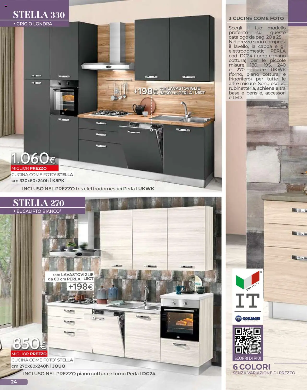 Volantino Mondo Convenienza del 01.04.2025 | Pagina: 26 | Prodotti: Cucine, Lavastoviglie, Frigorifero, Forno