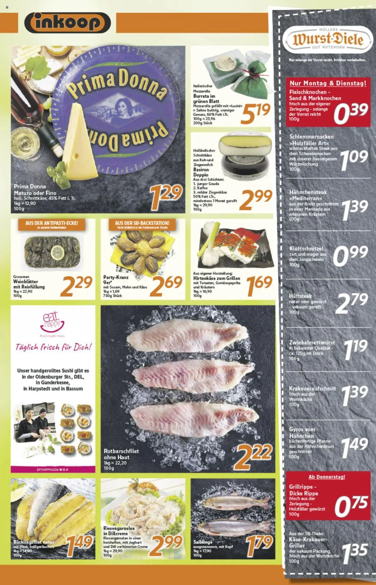 Inkoop Prospekt 	 - gültig ab dem 18.08.2025 | Seite: 4 | Produkte: Joghurt, Ziegenkäse, Gyros, Burrata