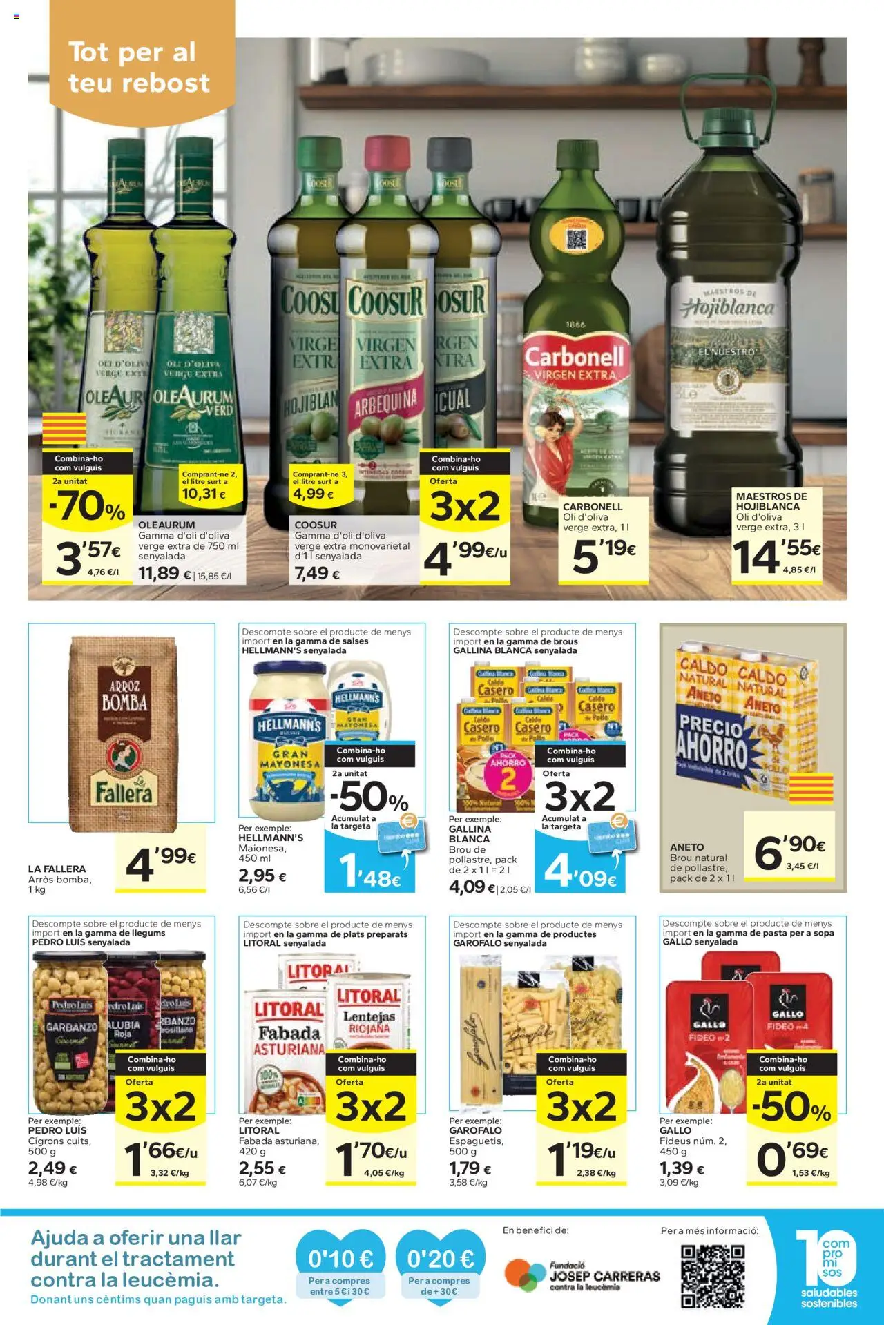 Caprabo - Ofertasses │ válido desde el 02.10.2025 | Página: 15 | Productos: Arroz, Pasta, Οθόνη προβολής