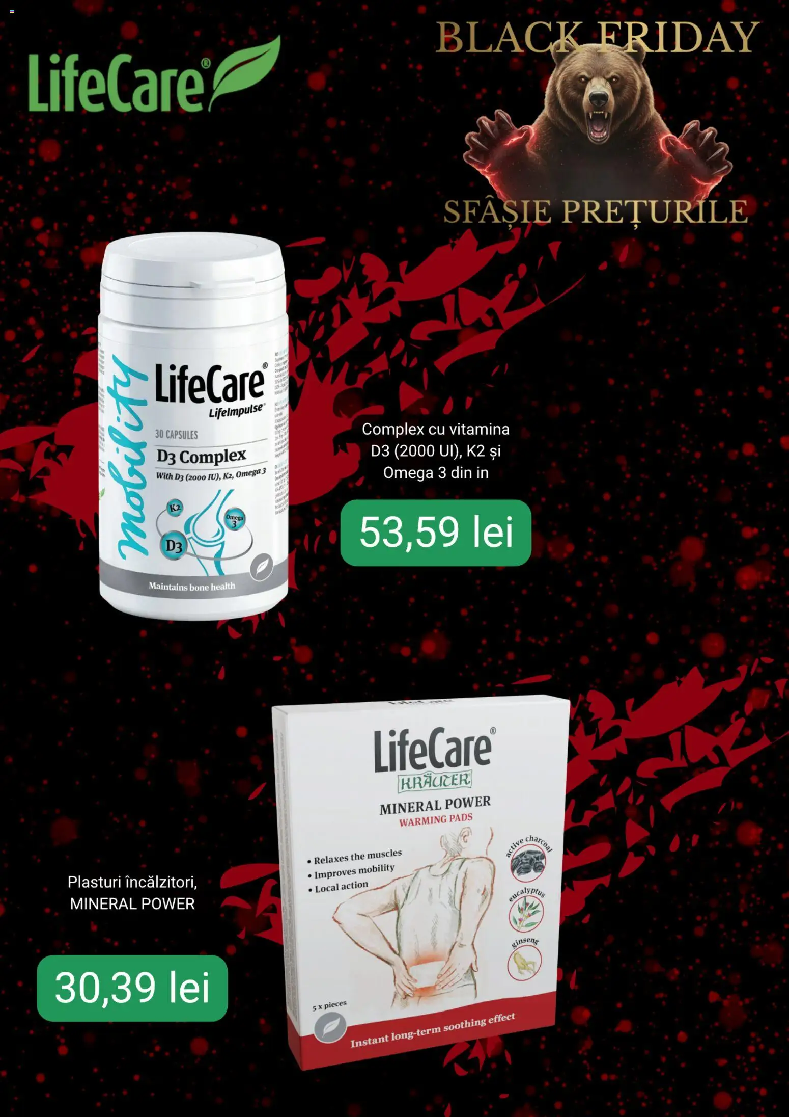 Noul catalog Life Care – valabil de la 05.11.2025 | Pagină: 4 | Produse: Plasturi, Chaussures de ski