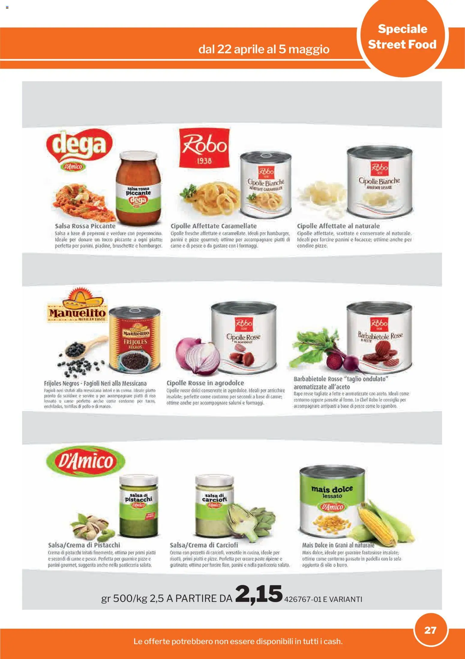 Volantino Sogegross del 22.04.2026 | Pagina: 27 | Prodotti: Pollo, Riso, Cipolle, Salsa