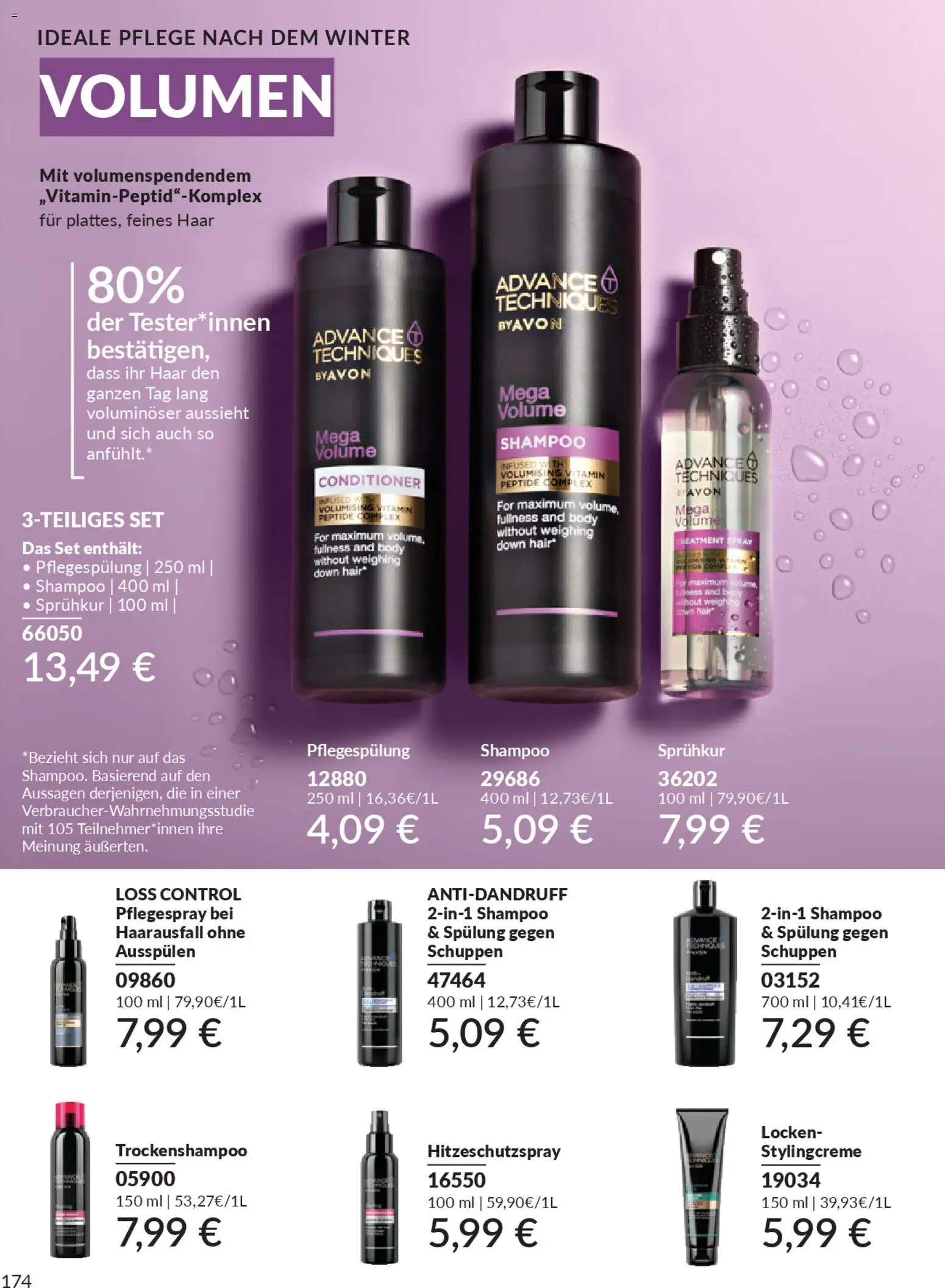AVON Katalog März 2026 – gültig ab 01.03.2026 | Seite: 176 | Produkte: Shampoo, Spülung