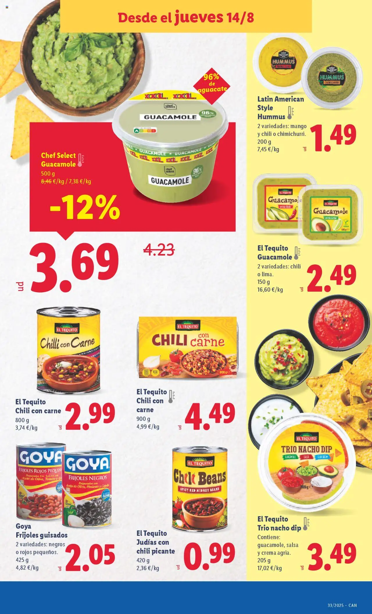 Lidl - Canarias  │ válido desde el 11.08.2025 | Página: 29 | Productos: Aceite, Guacamole, Crema, Ρούτερ