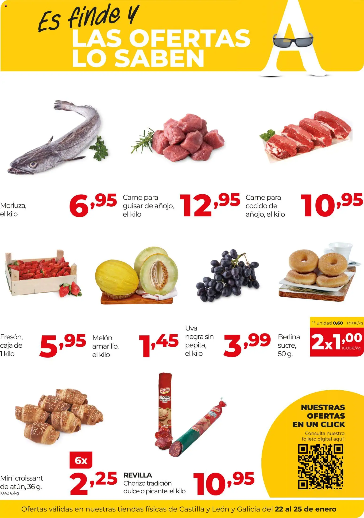Alimerka folleto Castilla y León │ válido desde el 22.01.2026 | Página: 2 | Productos: Φορτιστής, Croissant, Caja