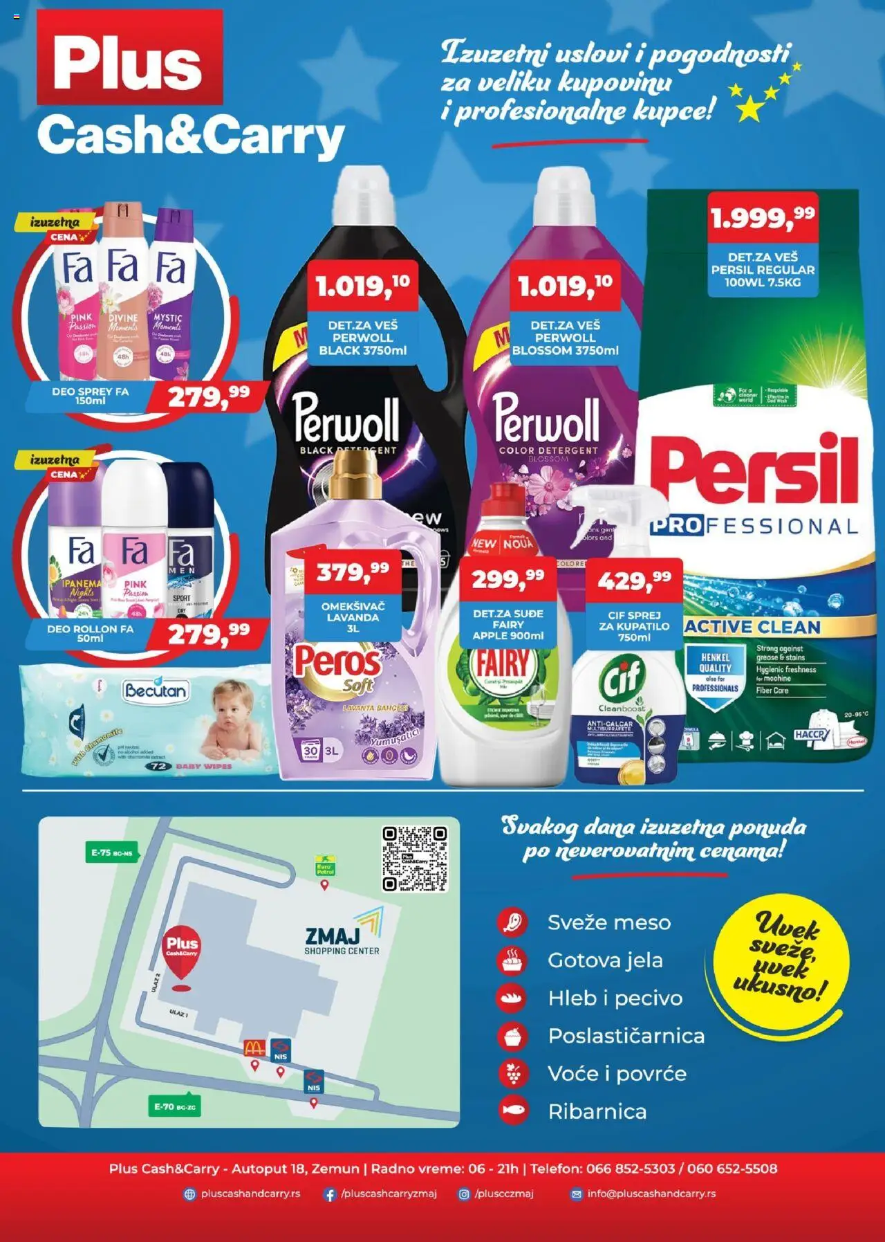 Plus Cash & Carry katalog - važi od 12.09.2025 | Strana: 4 | Proizvode: Telefon, Perwoll, Pecivo, Persil