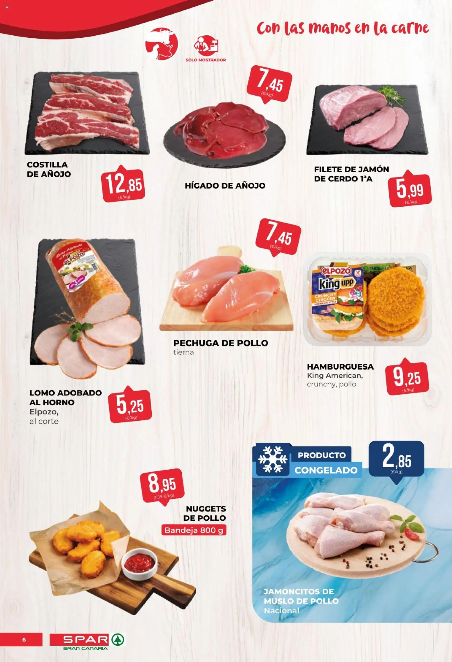 Spar - folleto │ válido desde el 09.01.2026 | Página: 6 | Productos: Jamón, Horno, Σοκολατούχο γάλα, Bandeja