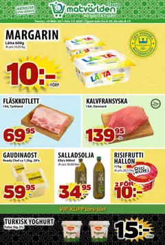 Matvärlden - erbjudanden - Tensta - Förhandsvisning av reklamblad från butik Matvärlden aktuell från 26.01.2026