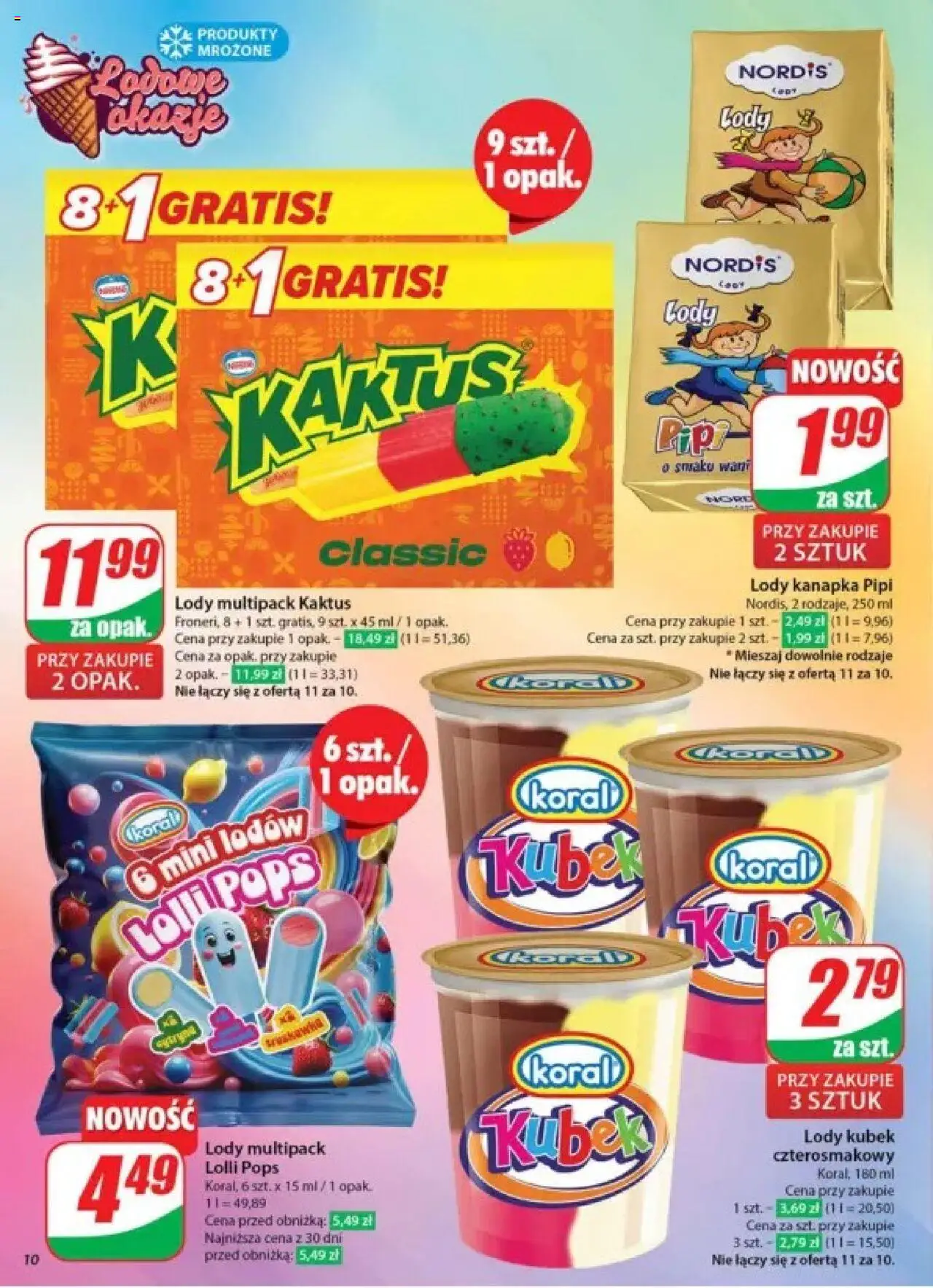 Dino Gazetka od 28.05.2025 | Strona: 10 | Produkty: Lody