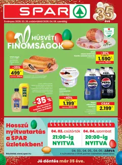 Spar akciós újság - amely érvényes a következő dátumtól: 26.03.2026