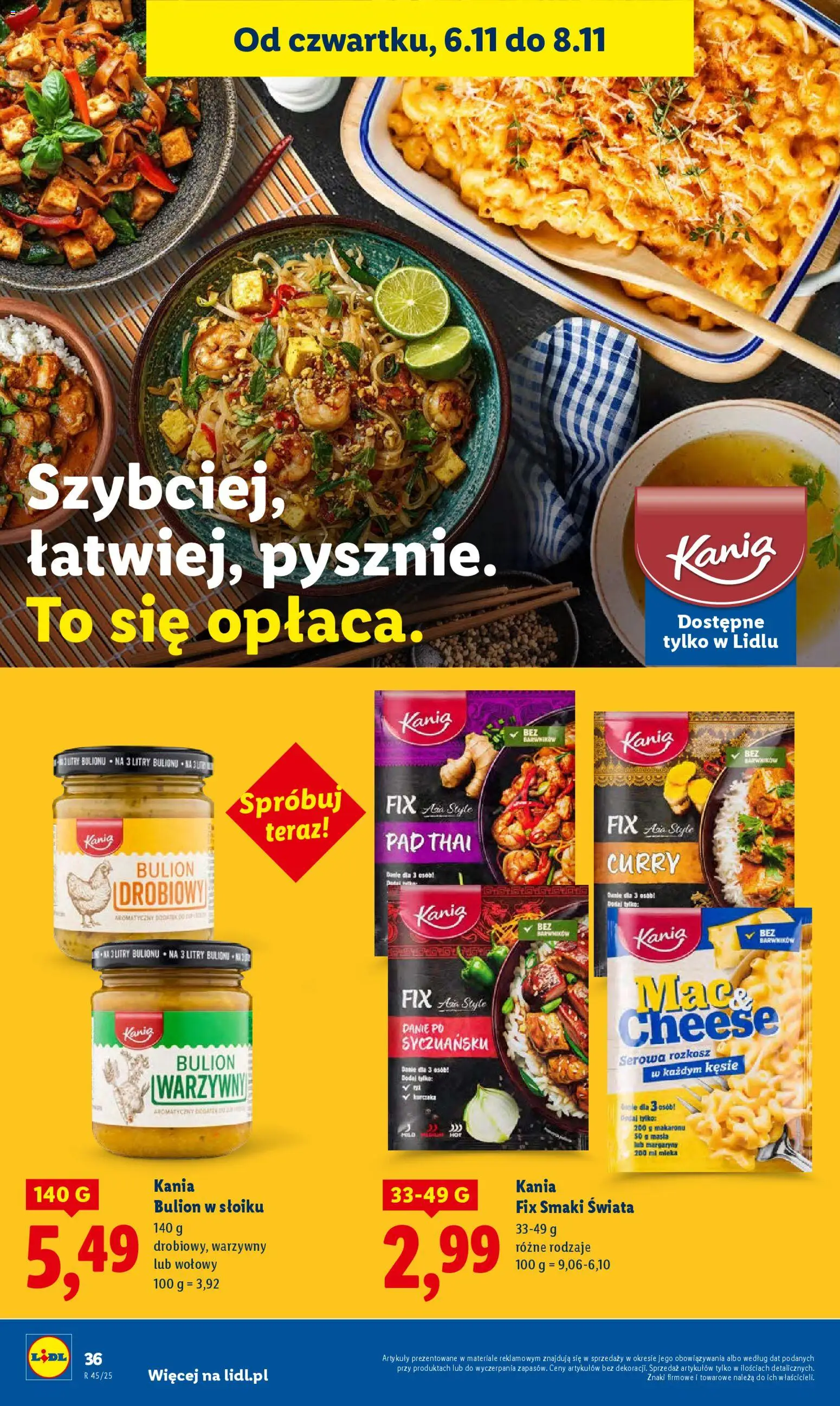 Lidl Gazetka od 06.11.2025 | Strona: 40 | Produkty: Curry, Mleka