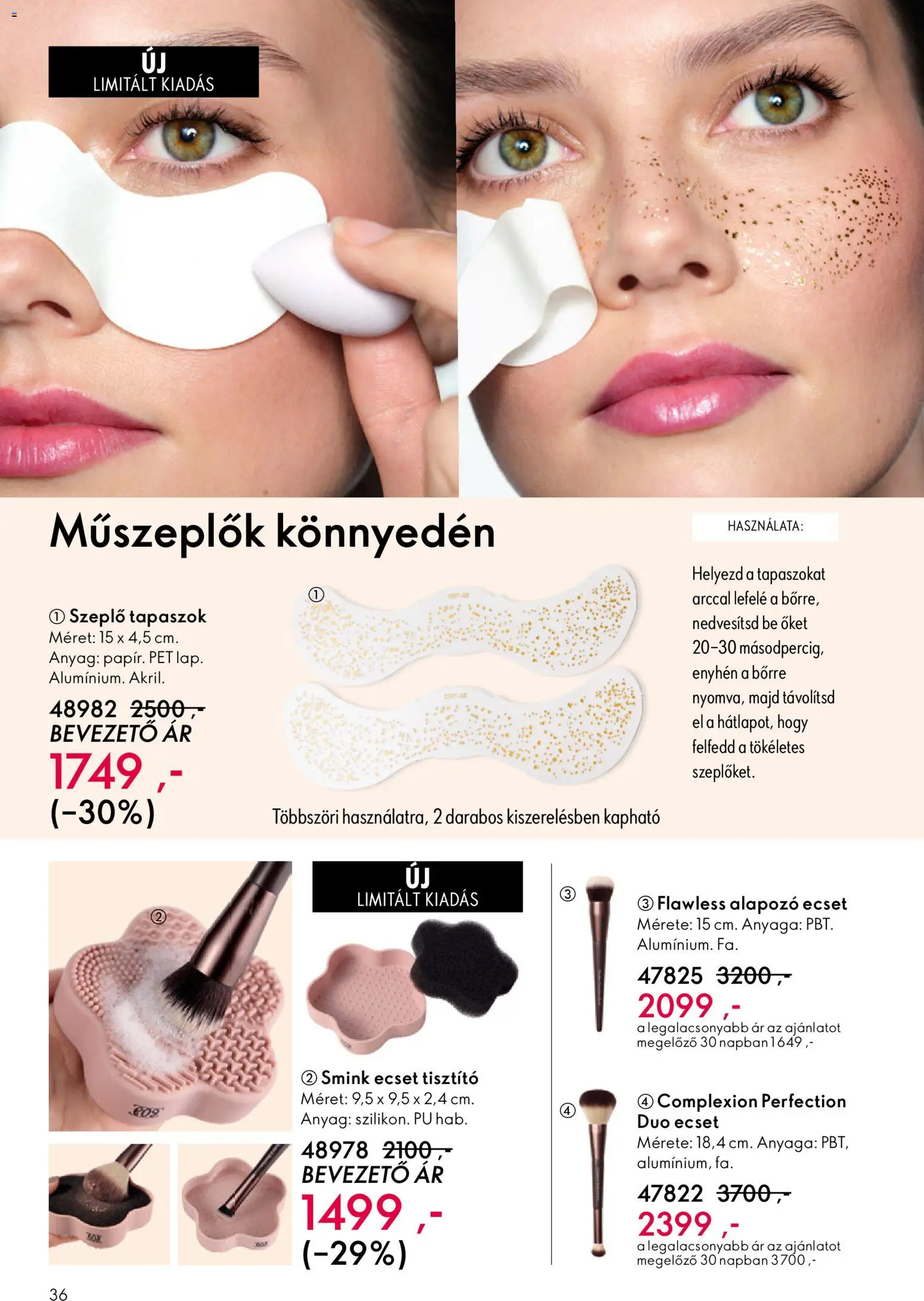 Oriflame akciós ujság - amely érvényes a következő dátumtól: 22.10.2025 | Oldal: 36 | Termékek: Smink, Alapozó, Ecset