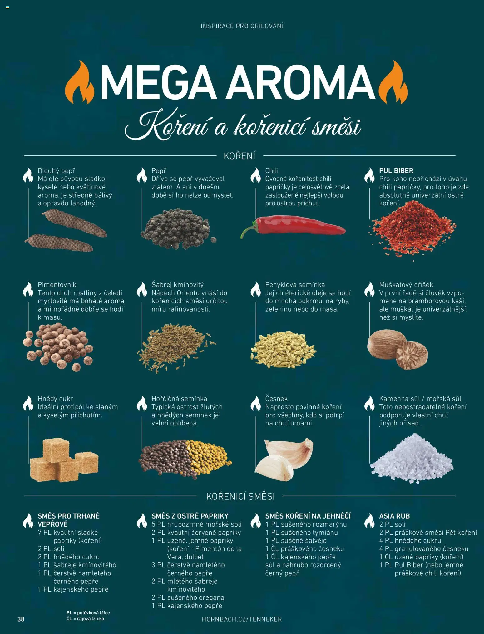 HORNBACH leták - Magazín o grilování od 01.01.2026 | Strana: 38 | Produkty: Grilování, Cukr, Česnek, Semínka