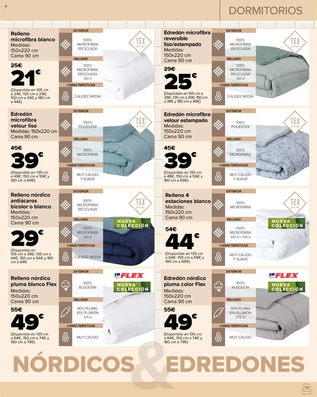 Carrefour folleto │ válido desde el 23.09.2025 | Página: 19 | Productos: Edredón, Cama