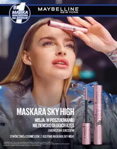 MASKARA SKY HIGH, MASKARA SKY HIGH. MISJA: W POSZUKIWANIU NIEZIEMSKO DŁUGICH RZĘS ZAKOŃCZONA SUKCESEM! STWÓRZ SWÓJ COSMIC LOOK Z KULTOWĄ MASKARĄ SKY HIGH! od 01.09.2025 | Strona: 81 | Produkty: Maskara