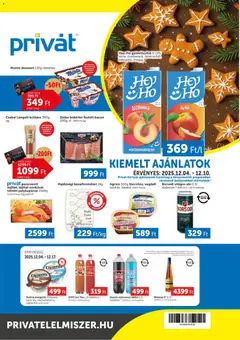 PRIVÁT Akciós újság - amely érvényes a következő dátumtól: 04.12.2025