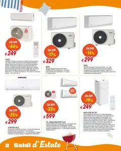 Volantino Galassia del 14.07.2025 | Pagina: 2 | Prodotti: Telecomando, Compressore, Condizionatore, Samsung
