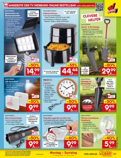 Netto Marken-Discount Prospekt 	 ab 16.02.2026 gültig | Seite: 29 | Produkte: Smartphones, Heißluftfritteuse, TV