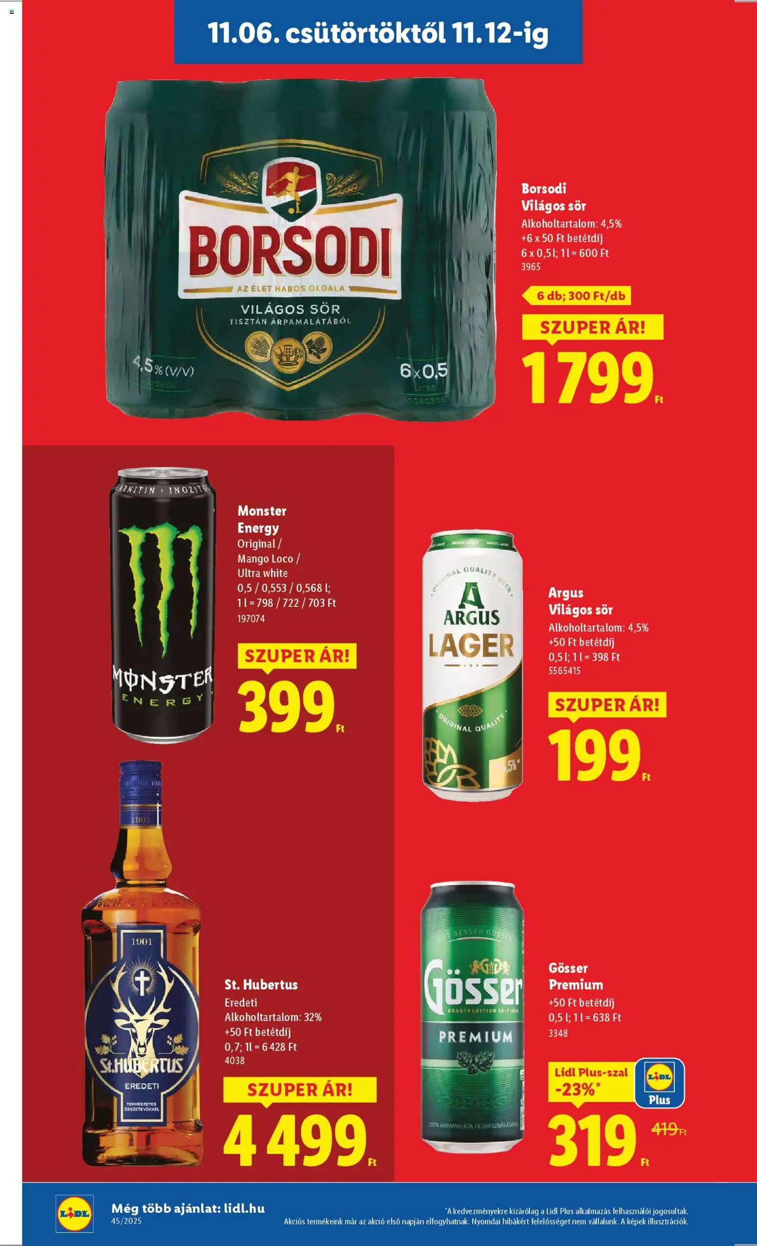 Lidl akciós ujság - amely érvényes a következő dátumtól: 06.11.2025 | Oldal: 16