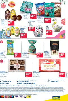 Náhled letáku Makro leták - Velikonoční čokolády od 25.02.2026 | Strana: 12 | Produkty: Finest, Merci, Kinder, Dekorace