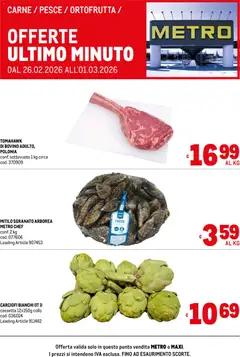 Anteprima del volantino Metro Offerte Freschissimi catalogo valido a partire dal 26.02.2026