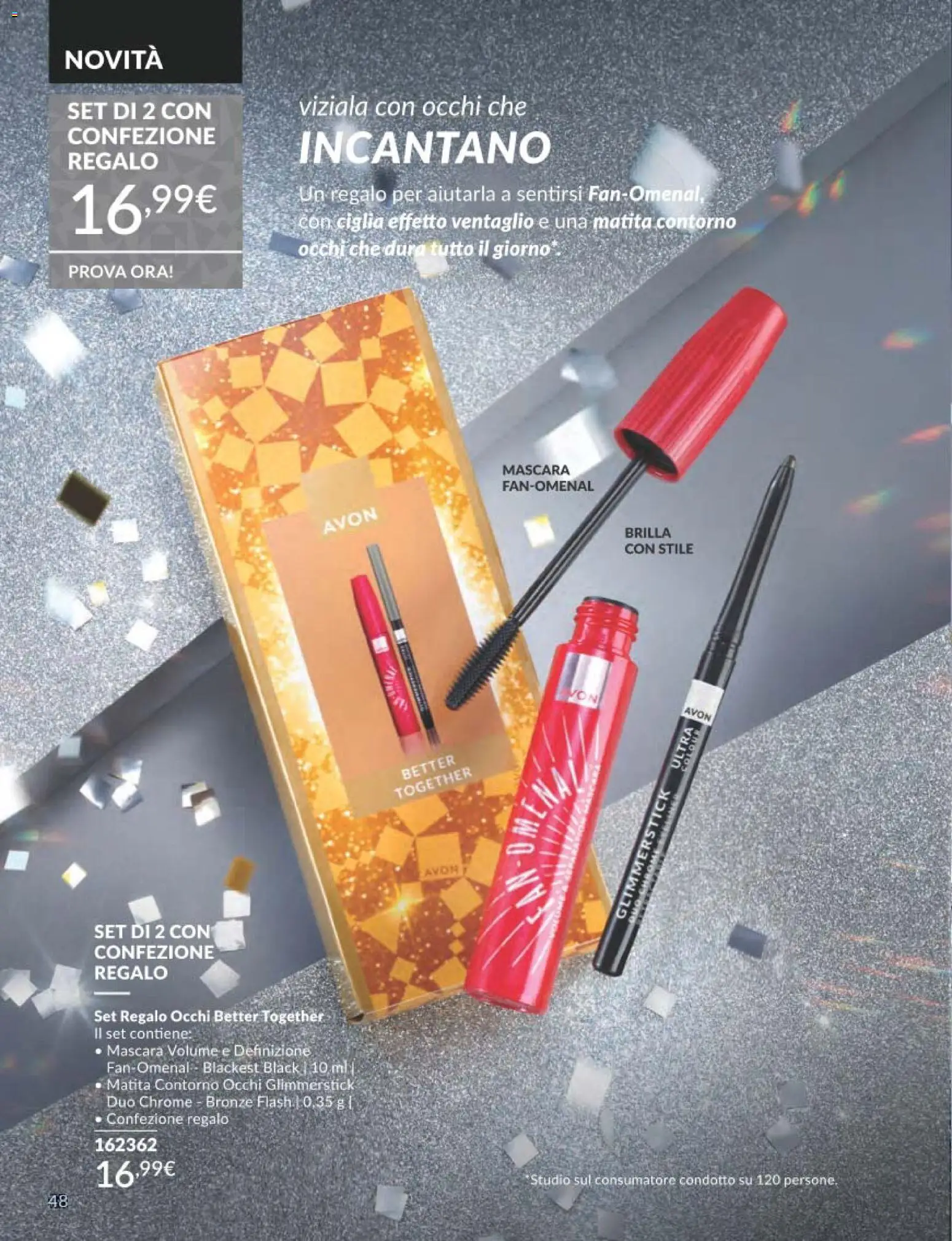 Volantino Avon del 01.12.2025 | Pagina: 48 | Prodotti: Mascara