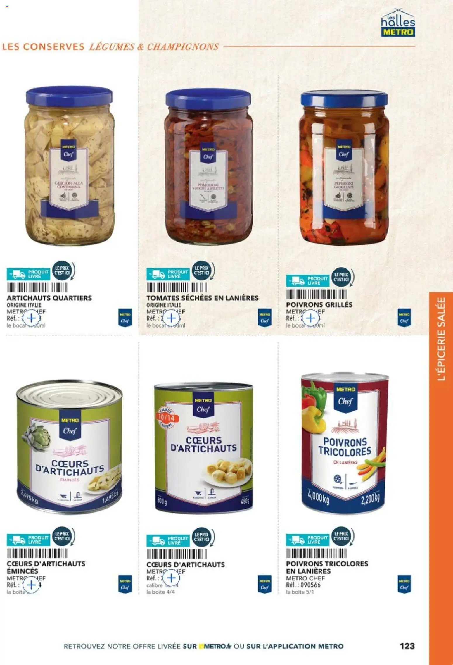 {H1} | Page: 123 | Produits: Tomates séchées, Tomates, Livre