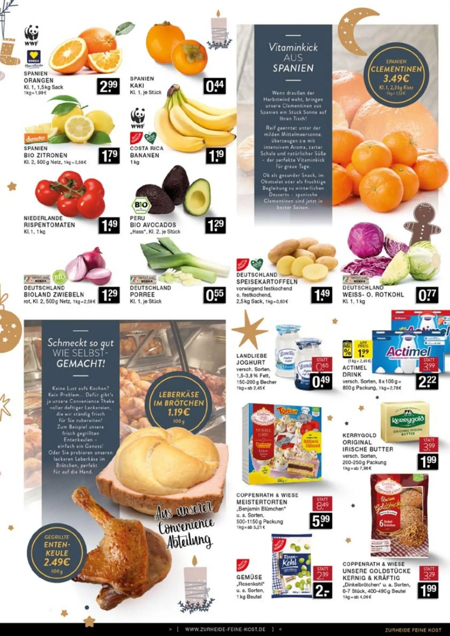 Edeka Zurheide Prospekt 	 – gültig ab 24.11.2025 | Seite: 5 | Produkte: Butter, Joghurt, Zwiebeln, Zitronen