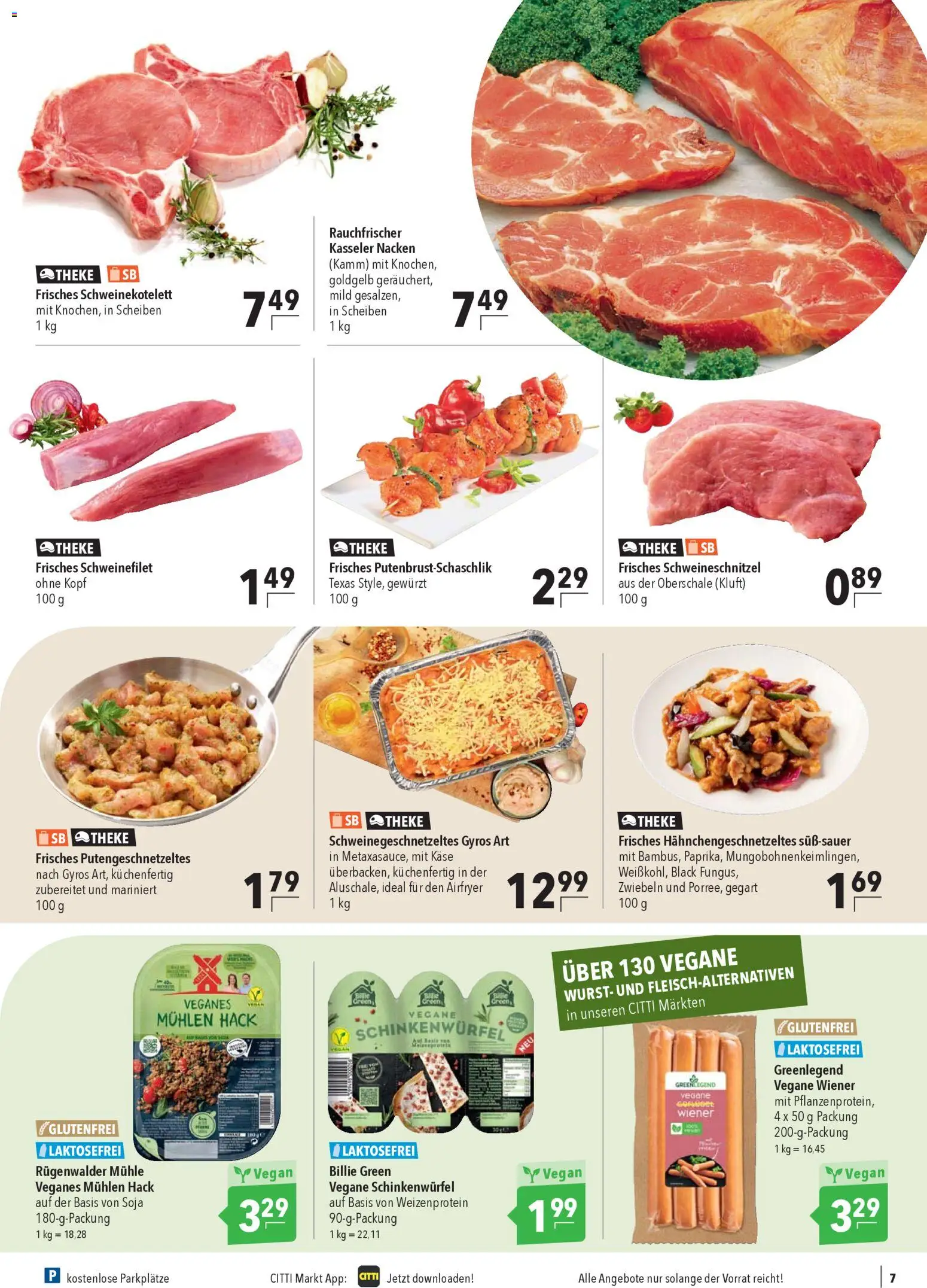 CITTI Markt Prospekt 	 – gültig ab 21.01.2026 | Seite: 7 | Produkte: Mühle, Gyros, Zwiebeln, Wurst